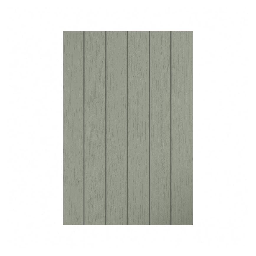 Halesworth Reed Green Tongue and Groove Base Decor End