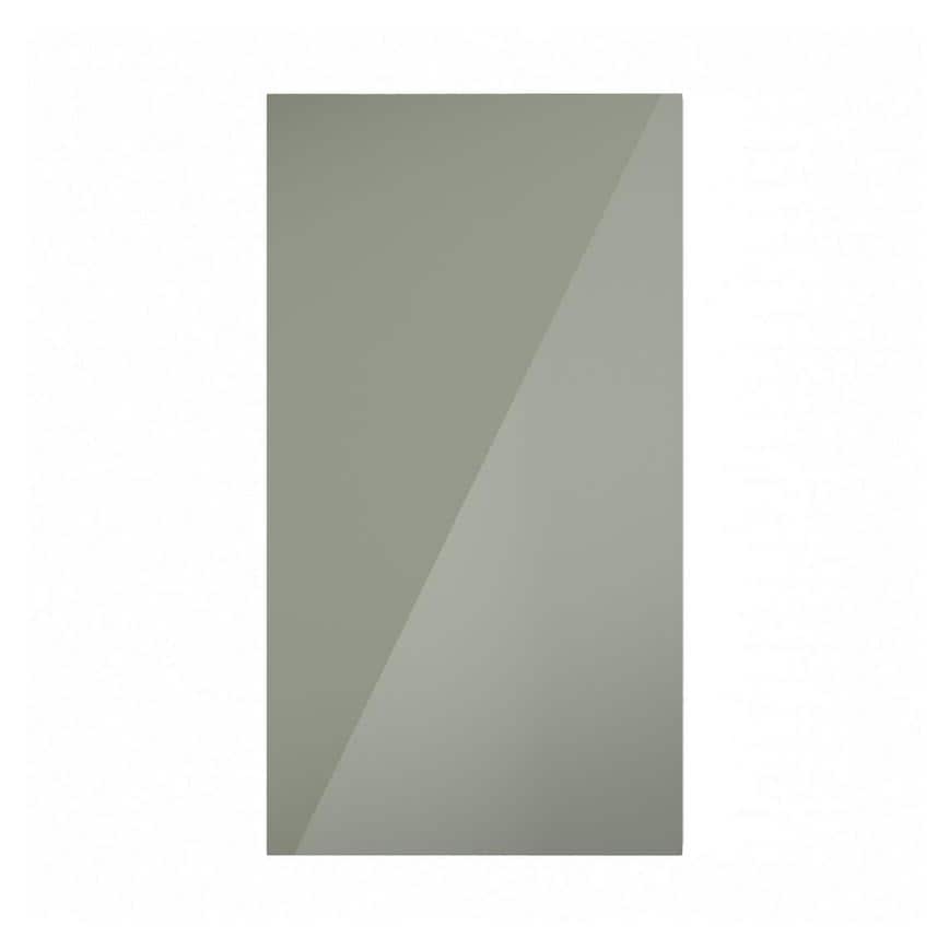 Hockley Mirror Gloss Reed Green Full Height Deep Wall Decor End