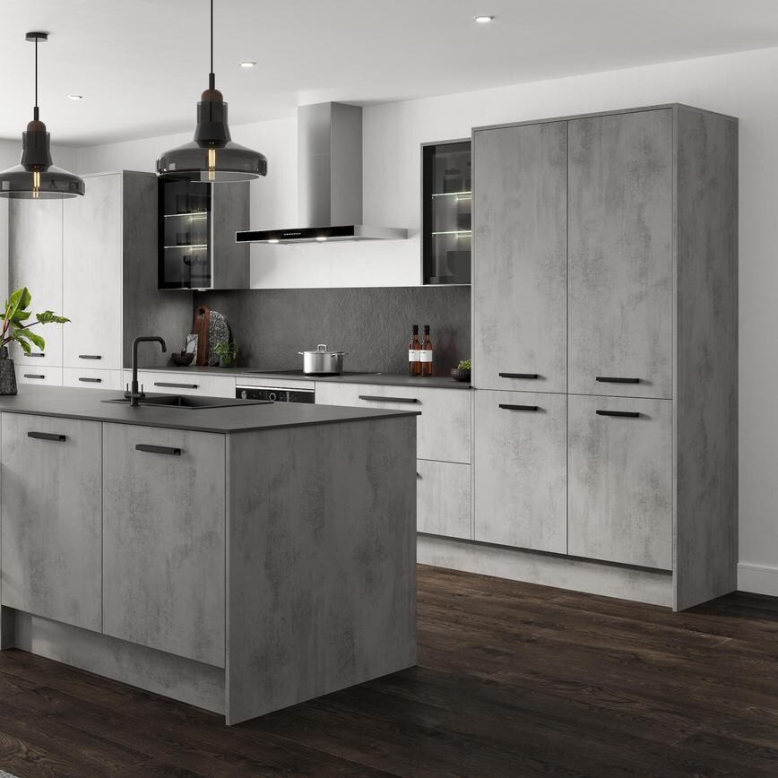 Hockley Textured Concrete 16mm End Panel