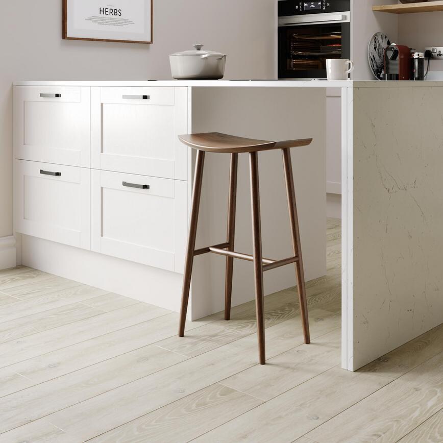 Allendale Grain Antique White 910mm x 2400mm x 18mm Breakfast Bar Panel