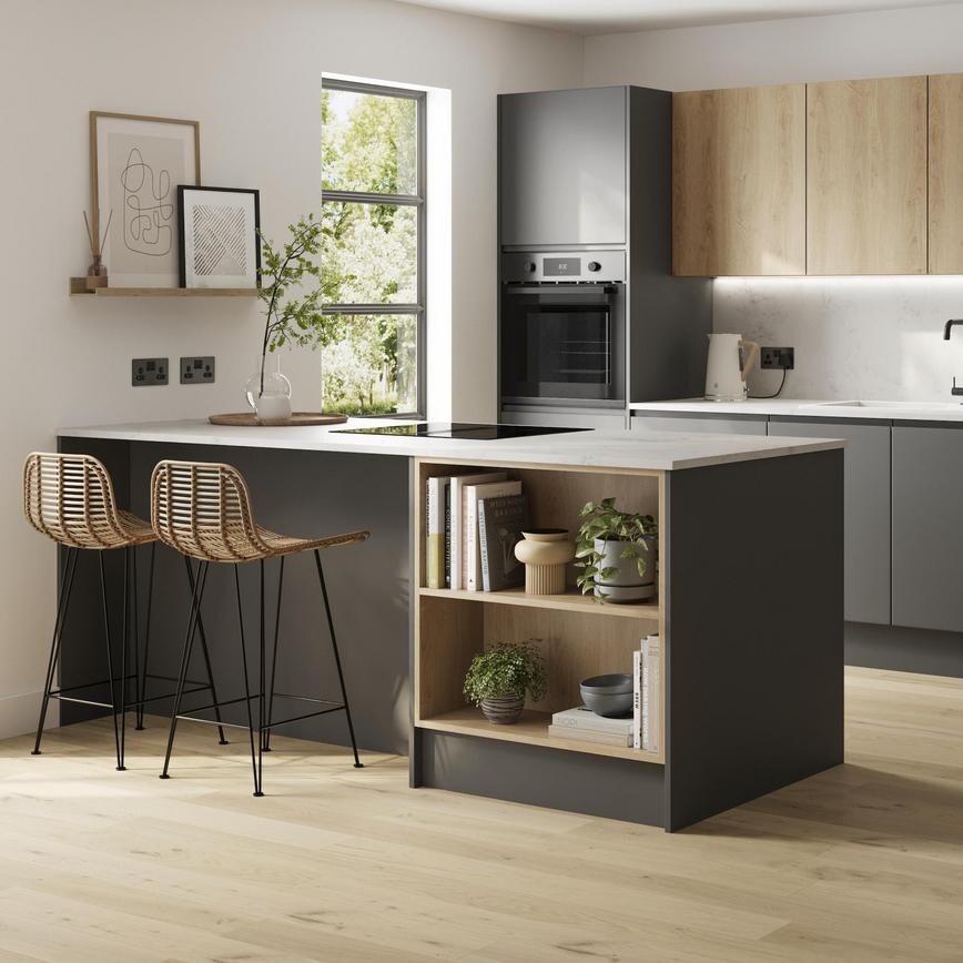 Clerkenwell Super Matt Sandstone 910mm x 2400mm x 18mm Breakfast Bar Panel