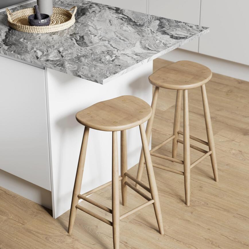 Clerkenwell Super Matt Dove Grey 910mm x 2400mm x 18mm Breakfast Bar Panel