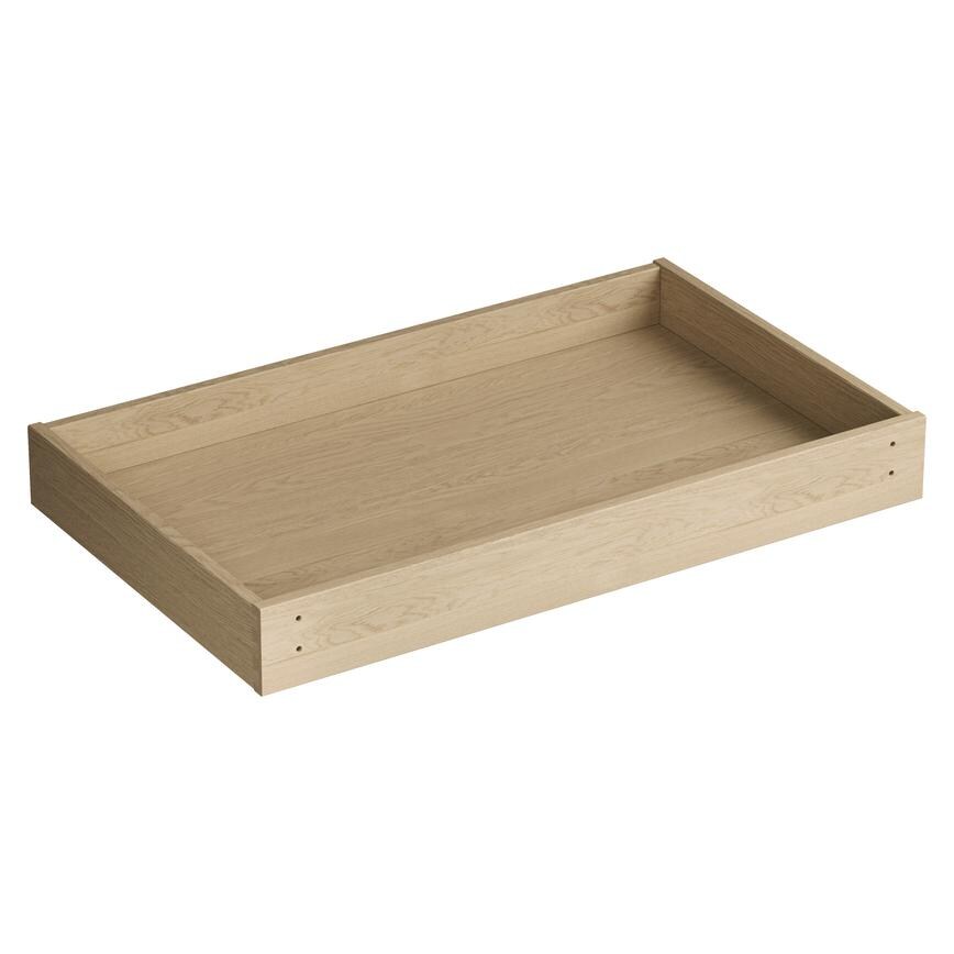 Natural Oak Veneered 800mm Ready Assembled Drawer