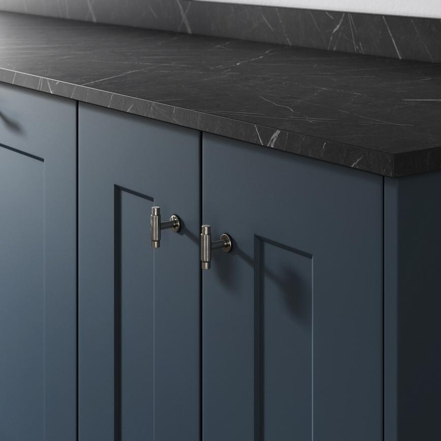 Fluted Nickel T-Knob
