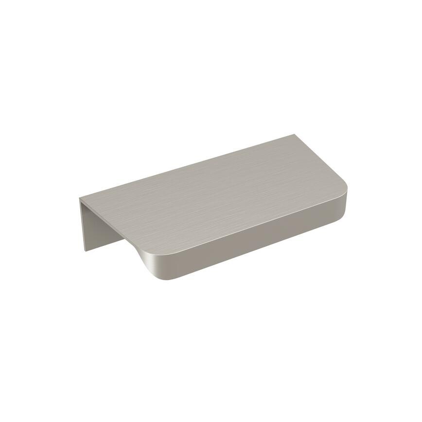 Edge Brushed Nickel Effect Trimline Bar Cupboard Handle 80mm