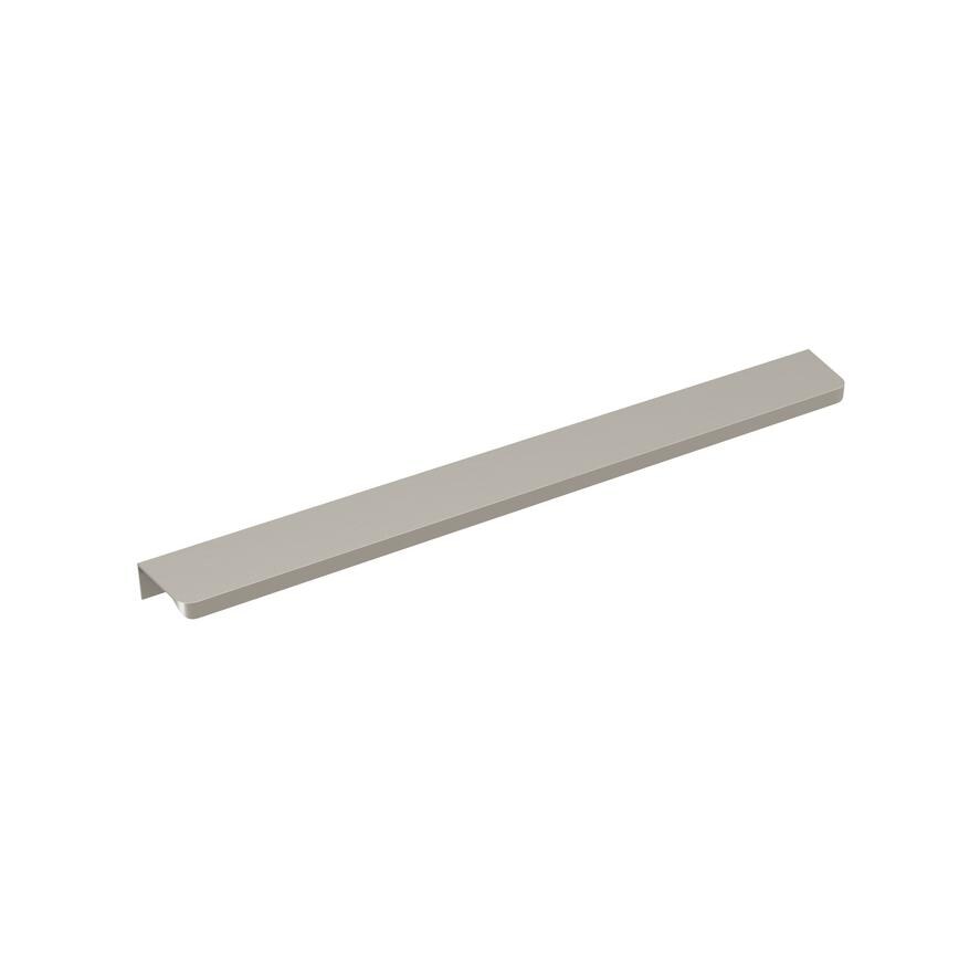 Edge Brushed Nickel Effect Trimline Bar Cupboard Handle 380mm