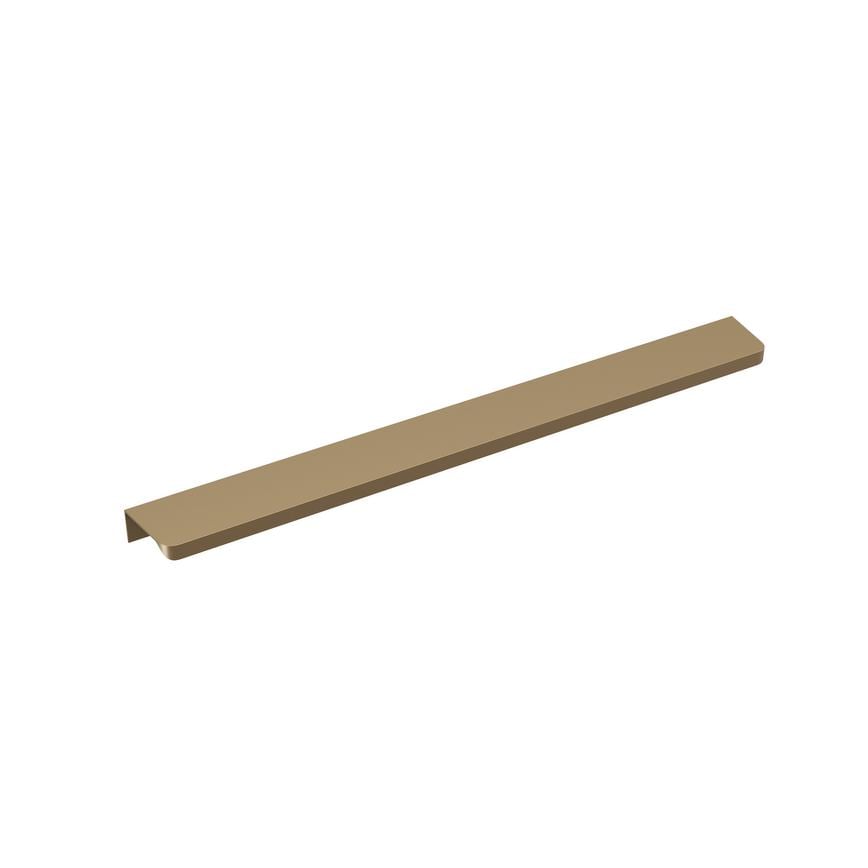 Edge Matt Brass Effect Trimline Bar Cupboard Handle 380mm