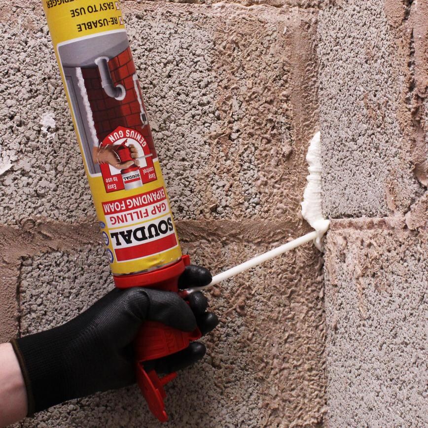 Soudal Expanding Foam being applied