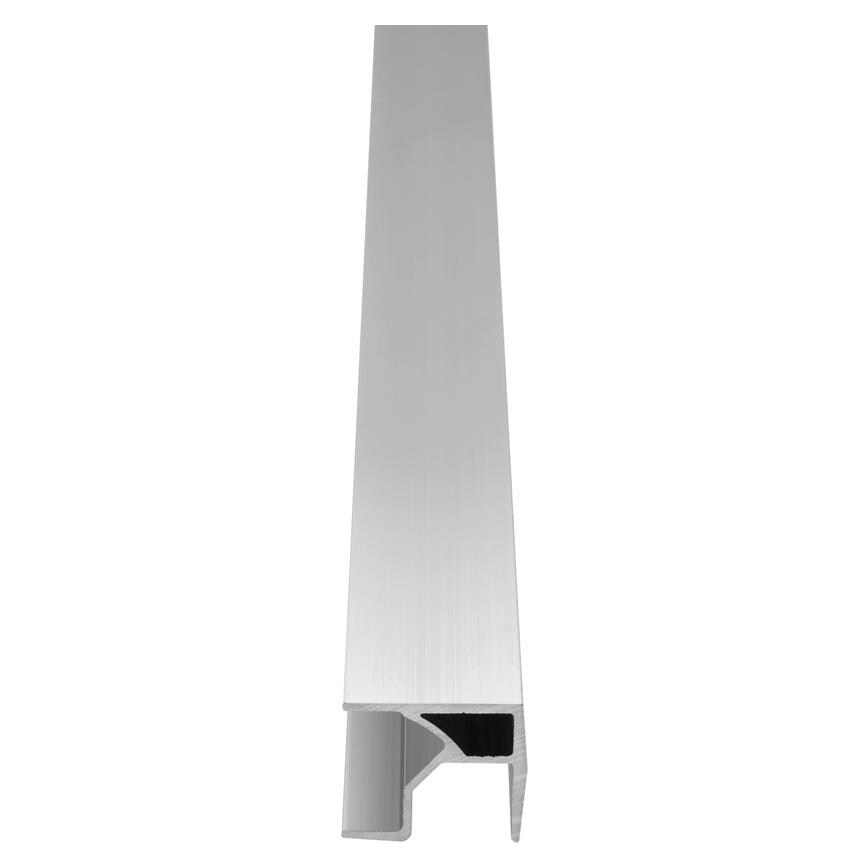 Silver Bi-Fold Door Track Left