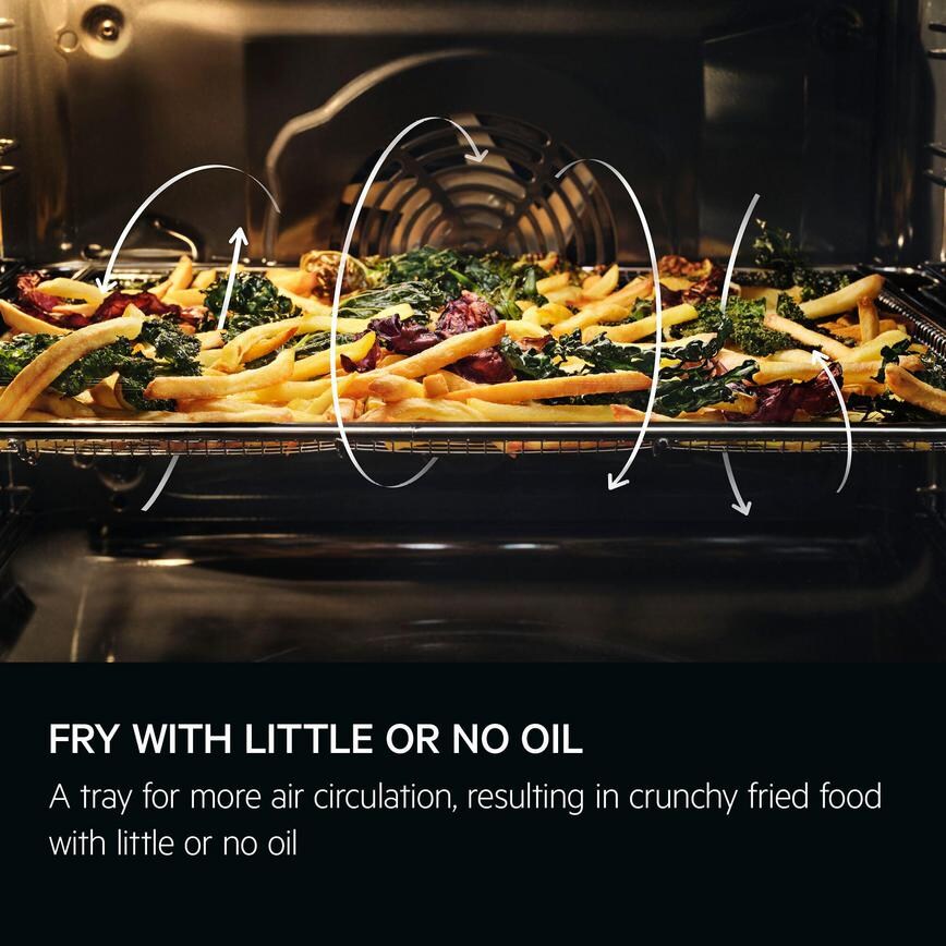 AEG Series 6000 OS6PB50AK Built In Black Single Multifunction Oven