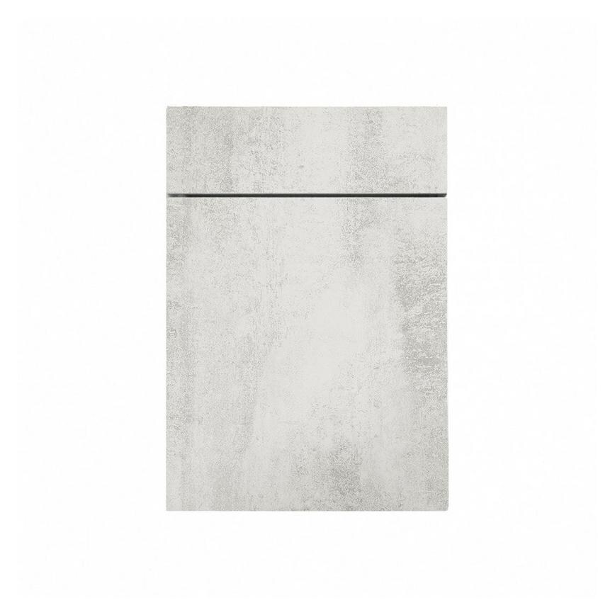 Hockley Textured White Stone 557mm x 500mm Full Height Drawerline Kitchen Door Unit Front View