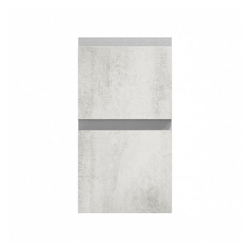 Hockley Textured White Stone 342mm x 400mm Pan Kitchen Drawer Unit Front View