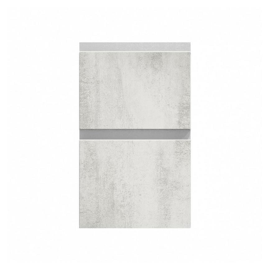 Hockley Textured White Stone 342mm x 450mm Pan Kitchen Drawer Unit Front View