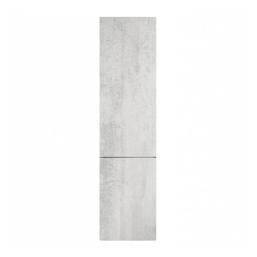 Hockley Textured White Stone 1220mm x 500mm Full Height Larder Kitchen Door Unit Front View