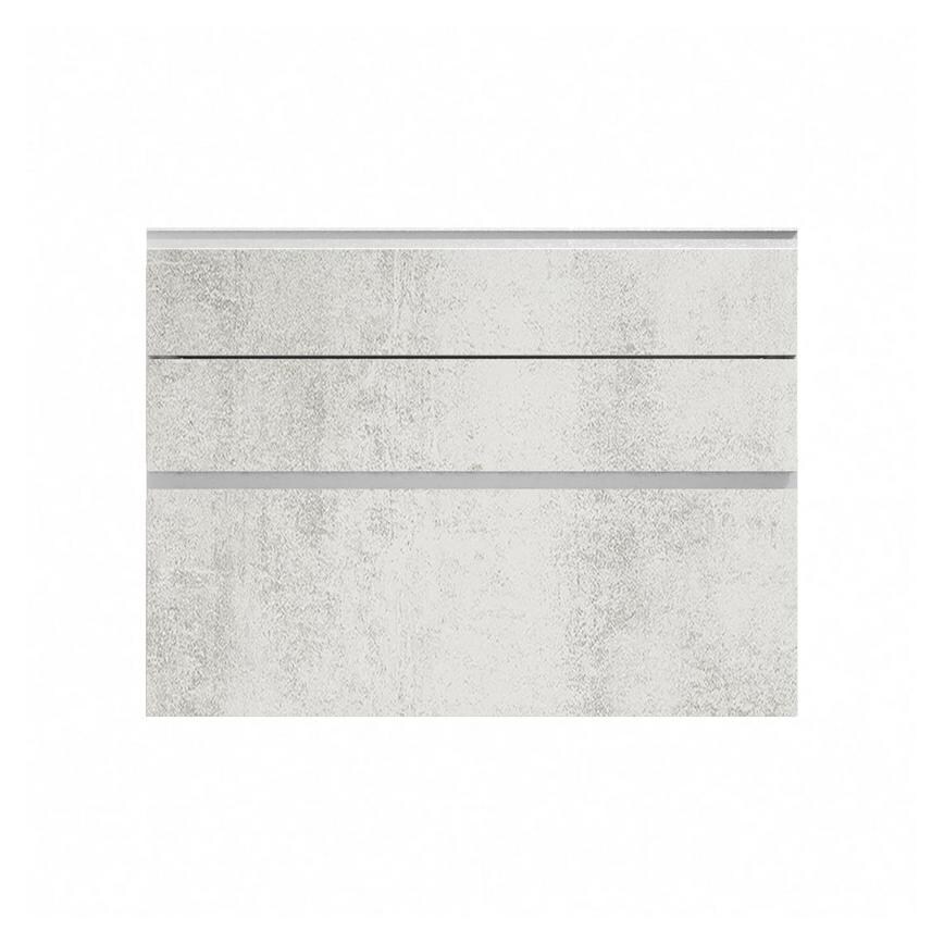 Hockley Textured White Stone 170mm x 1000mm Kitchen Drawer Unit Front View