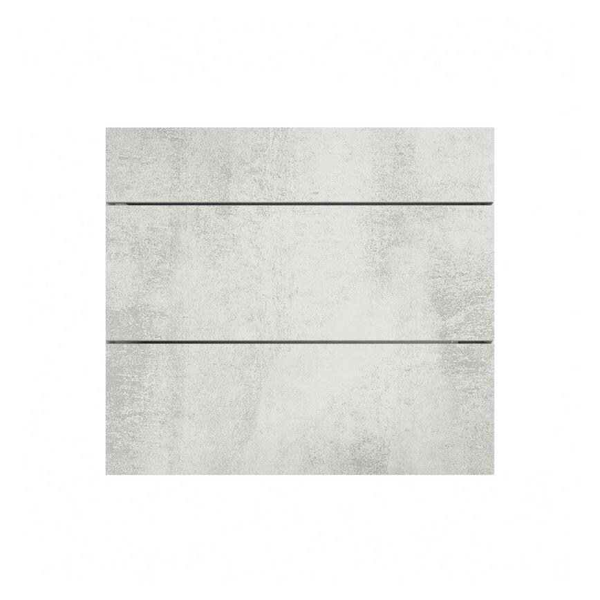 Hockley Textured White Stone 160mm x 800mm Kitchen Drawer Unit Front View