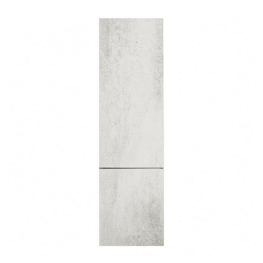 Hockley Textured White Stone 1400mm x 600mm Tall Appliance Tower Kitchen Door Unit Front View