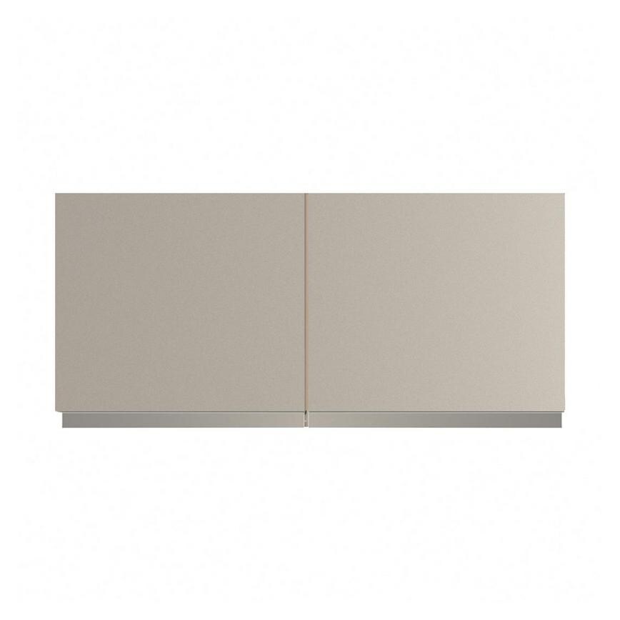 Clerkenwell Matt Metallic Titanium 460mm x 1000mm Tall Bridging Unit Kitchen Door Pair Primary Cut Out