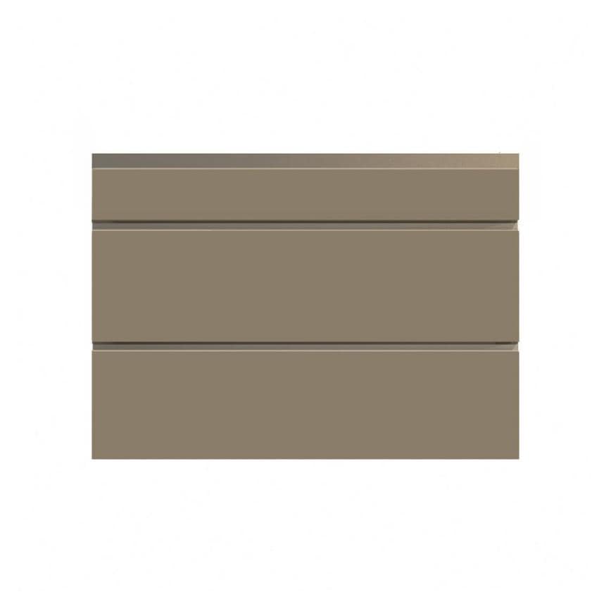 Clerkenwell Matt Metallic Bronze 160mm x 1000mm Kitchen Drawer Additional Cut Out
