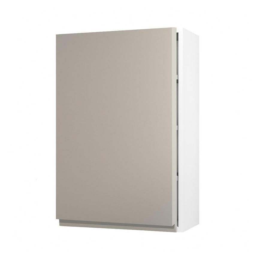 Clerkenwell Matt Metallic Titanium 900mm x 600mm Tall Kitchen Door Angled Open