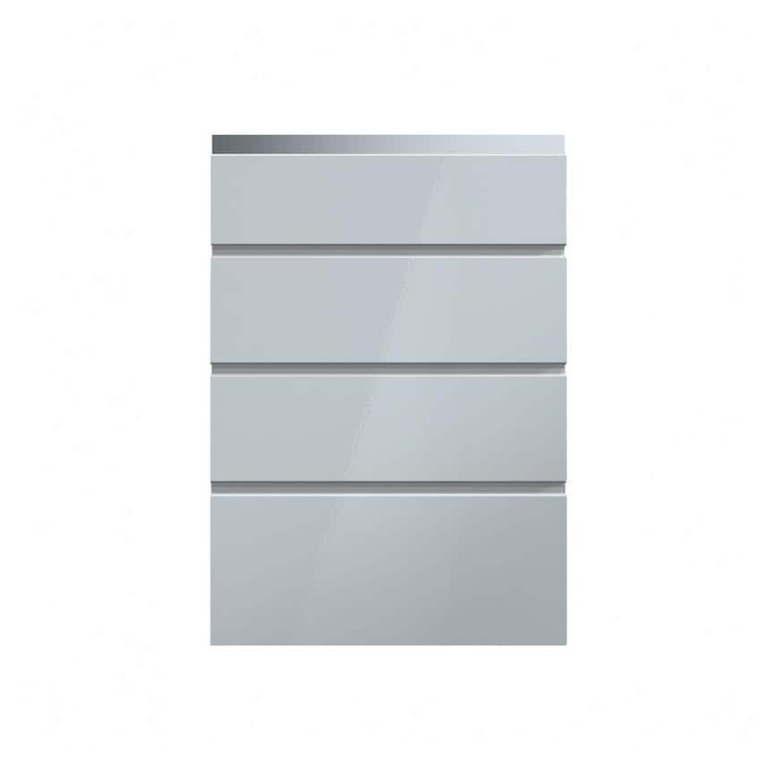 Clerkenwell Gloss Mist 227mm x 500mm Deep Kitchen Drawer