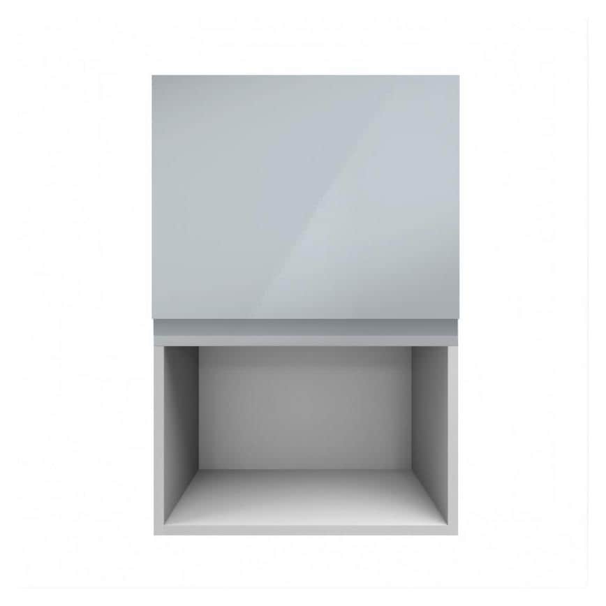 Clerkenwell Gloss Mist 506mm x 600mm Tall Microwave Top Box Kitchen Door