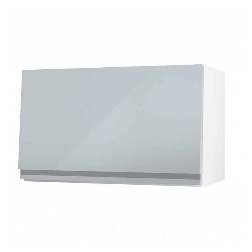 Clerkenwell Gloss Mist 360mm x 600mm Half Height Kitchen Door or Drawer Angled Open