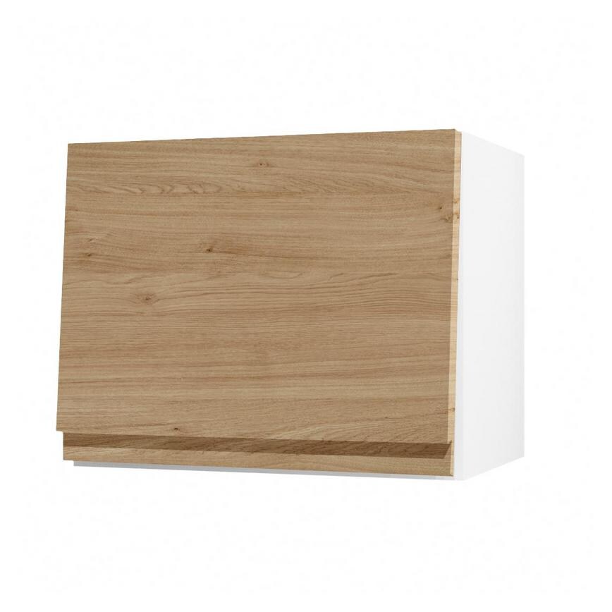 Clerkenwell Matt Natural Oak 360mm x 450mm Half Height Kitchen Door or Drawer Angled Open
