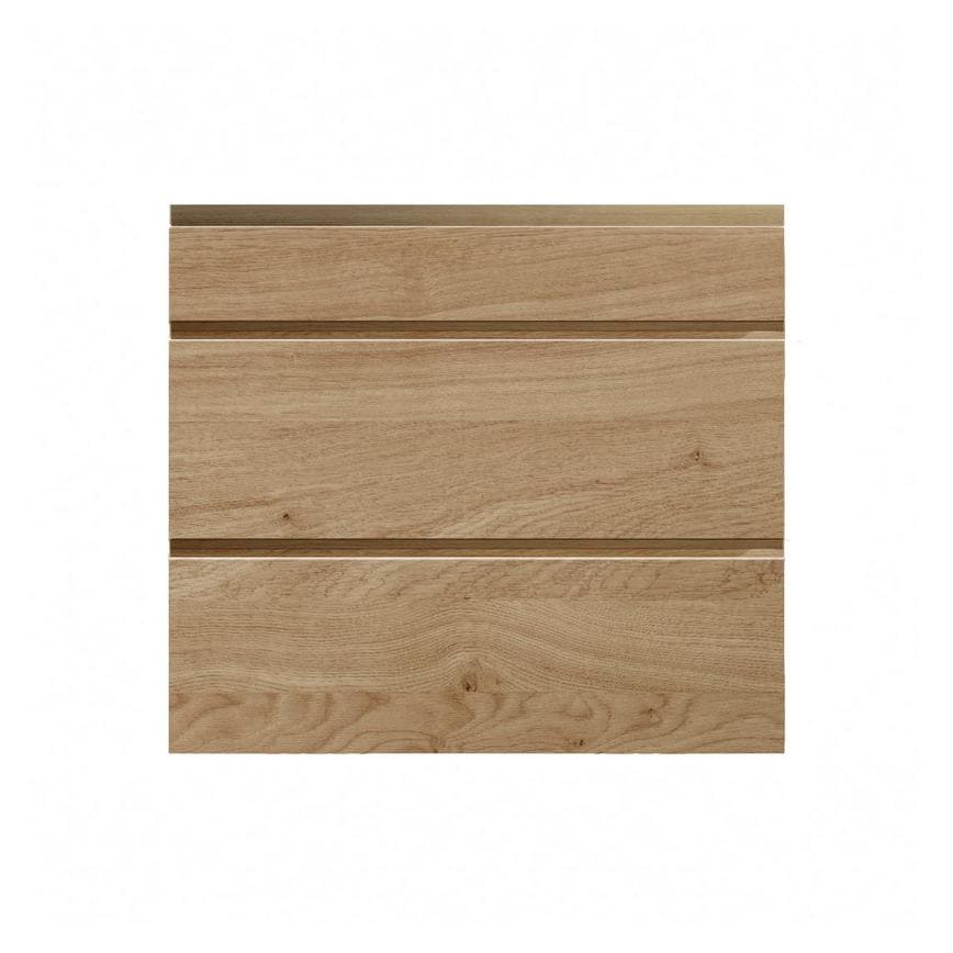 Clerkenwell Matt Natural Oak 275mm x 800mm Pan Kitchen Drawer Unit Viewed From The Front