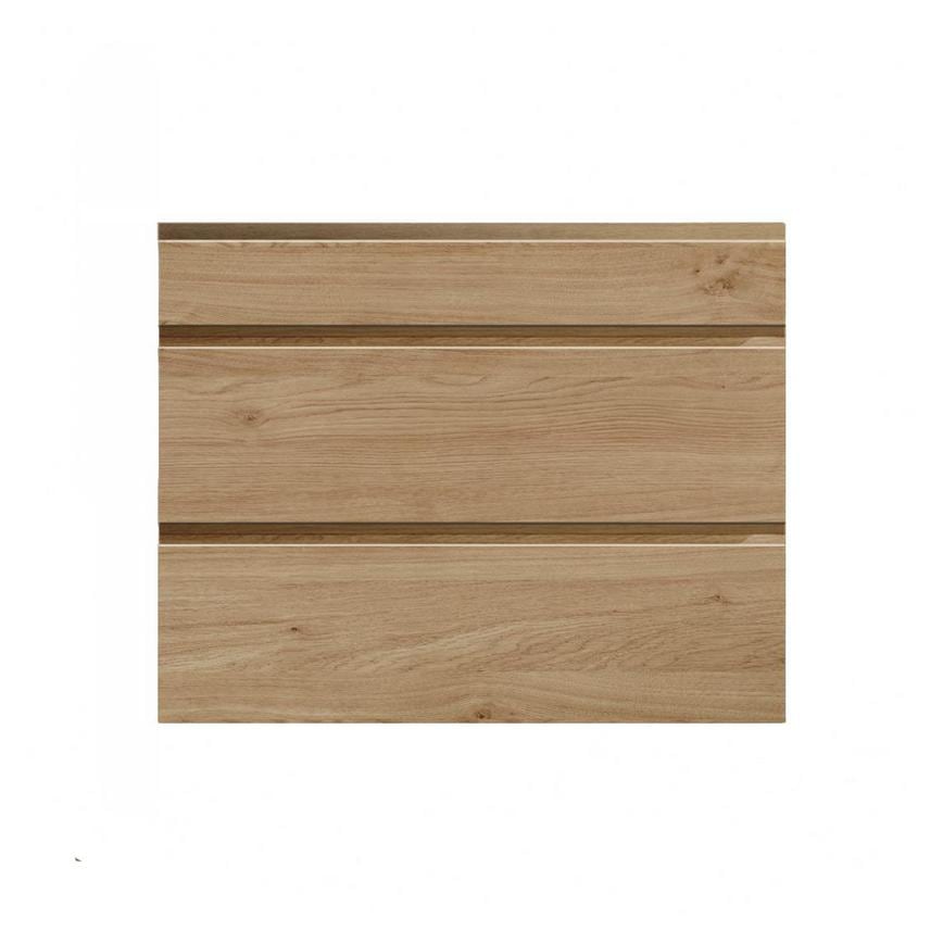 Clerkenwell Matt Natural Oak 275mm x 900mm Pan Kitchen Drawer Unit Viewed From The Front