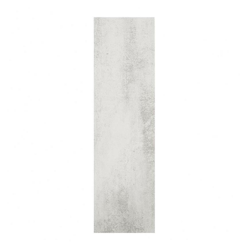 Hockley Textured White Stone 2118mm x 600mm Tall Larder Kitchen Door Primary Cut Out