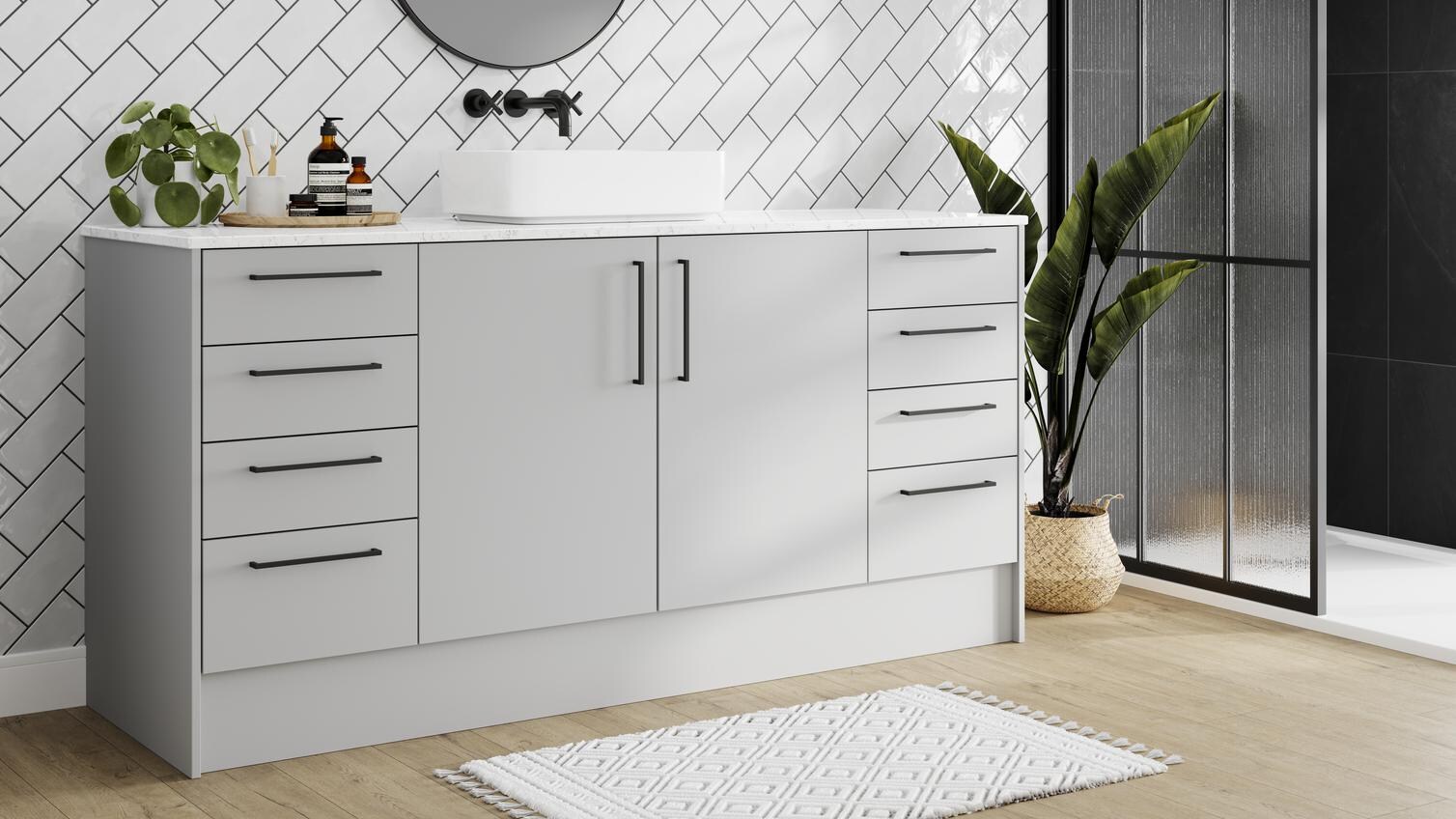 Greenwich Dove Grey Bathroom Main Set Shot