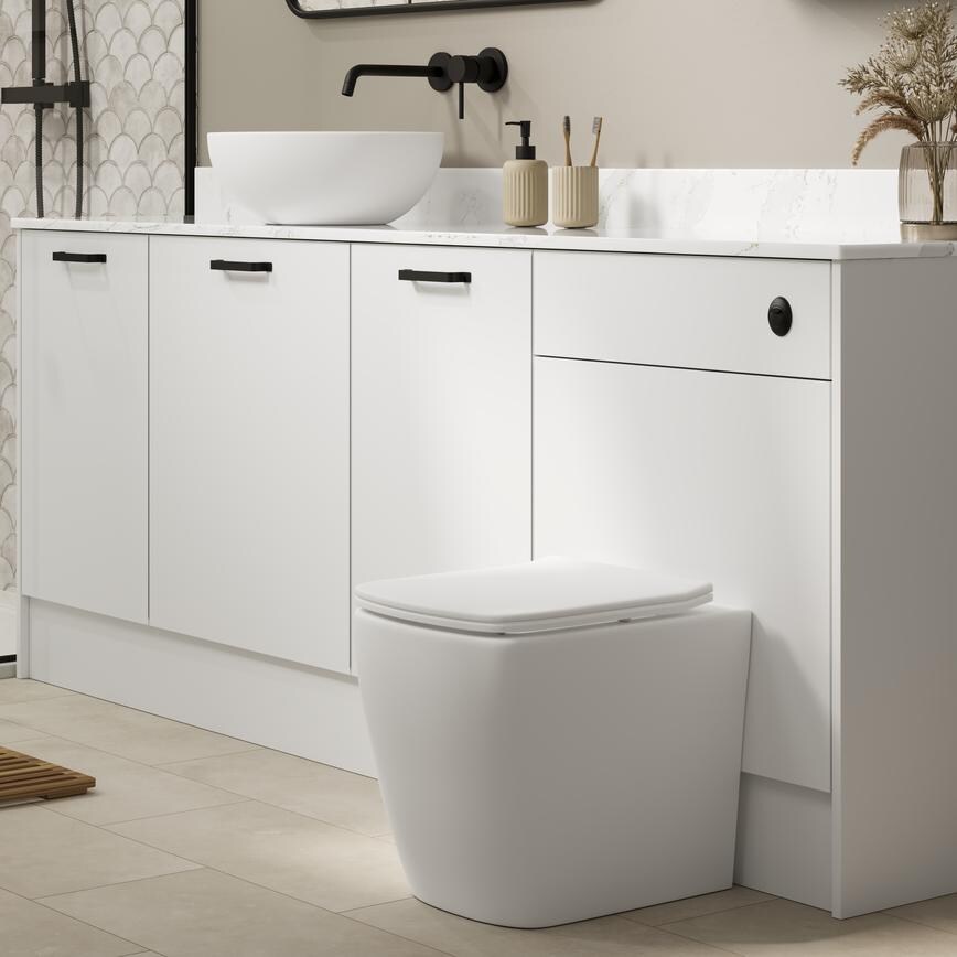Greenwich Gloss White Bathroom Main Set Shot