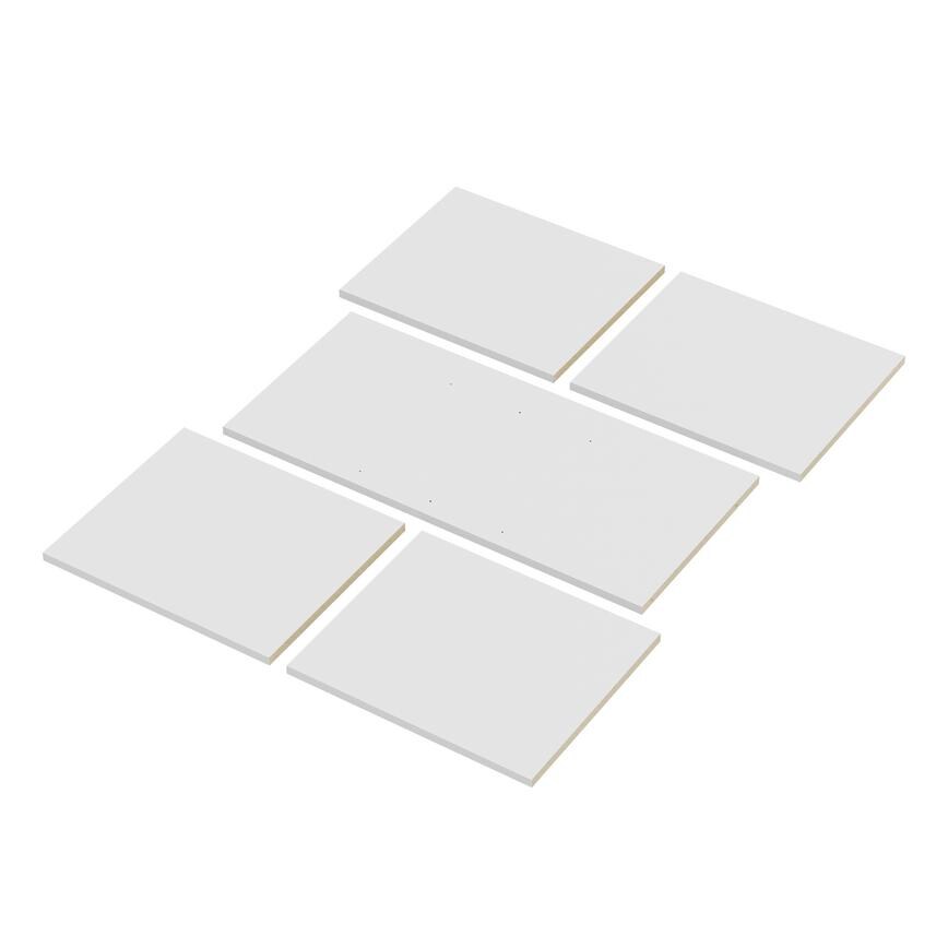 Internal White 1000mm x 398mm Larder Top Shelf Pack