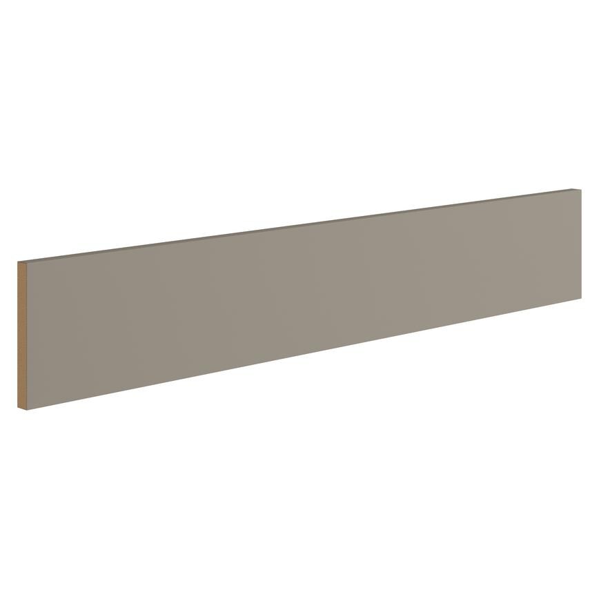 Super Matt Sand Grey 3m x 165mm x 15mm Continuous Plinth