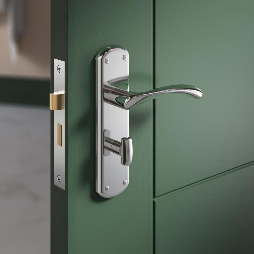 Garda Chrome Bathroom Handle Situational