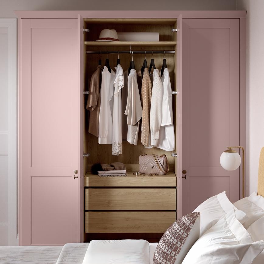 Halesworth Antique Rose Open Wardrobe 