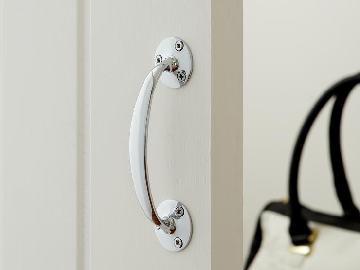 Chrome Bow 6" Pull Handle (Stockbridge Matt Stone)