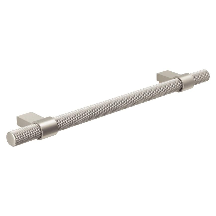 Brushed Nickel Knurled T-Bar Handle