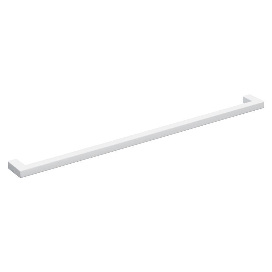 white thin square d bar handle 330mm