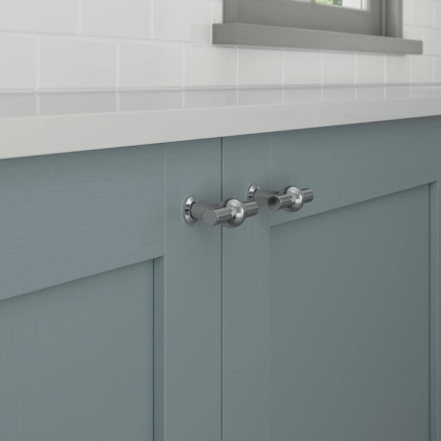 Chrome T handles