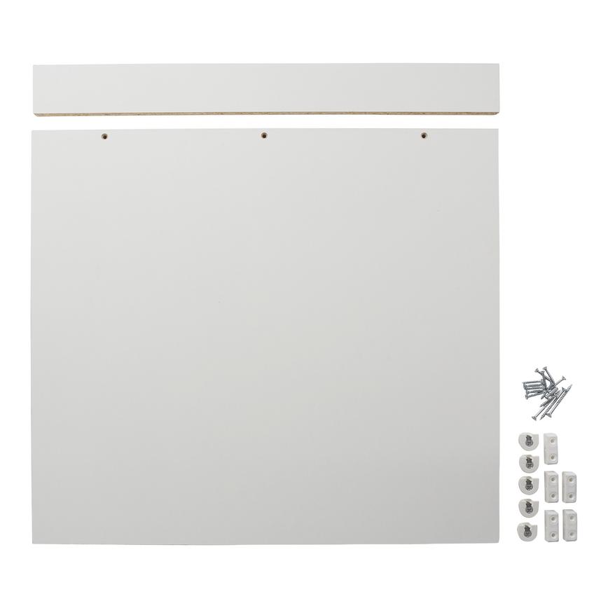 White Appliance Tower Fixed Mid Shelf Pack
