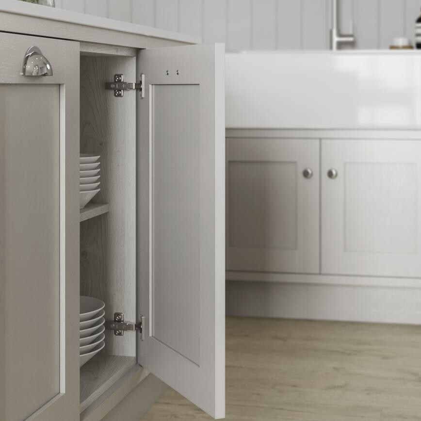 Chilcomb Dove Grey Inframe Cabinet Cameo