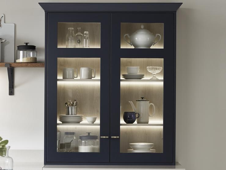 Howdens Chilcombe Navy Dresser 3 layers