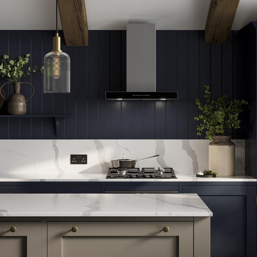 Chilcomb Navy In-Frame Details Cameo