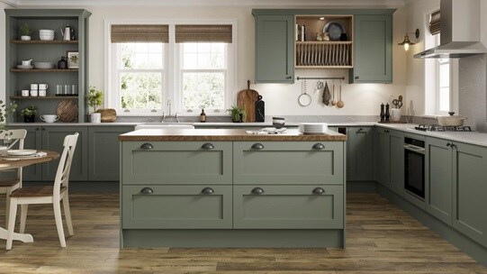 Chilcomb  Reed Green Main Kitchen Set Shot 