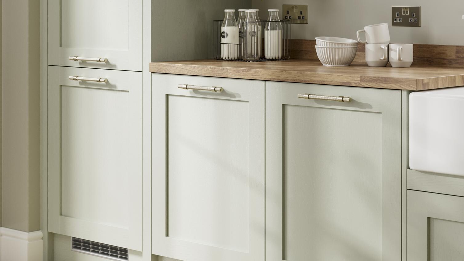 Chilcomb Sage Green - Shelving