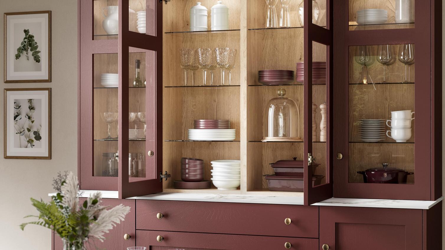 The Studio Chilcomb Garnet Red Cameo
