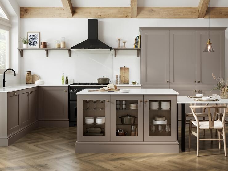 Chilcomb Paint To Order Mushroom Kitchen Set Shot