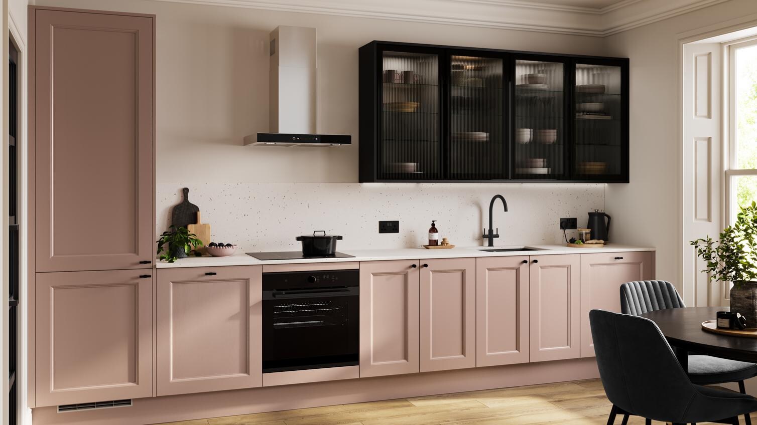 Elmbridge Paint To Order Antique Rose Kitchen Set 